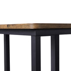 Bijzettafel – nachtkastje – op wielen – 50 x 35 x 60 cm – bruin
