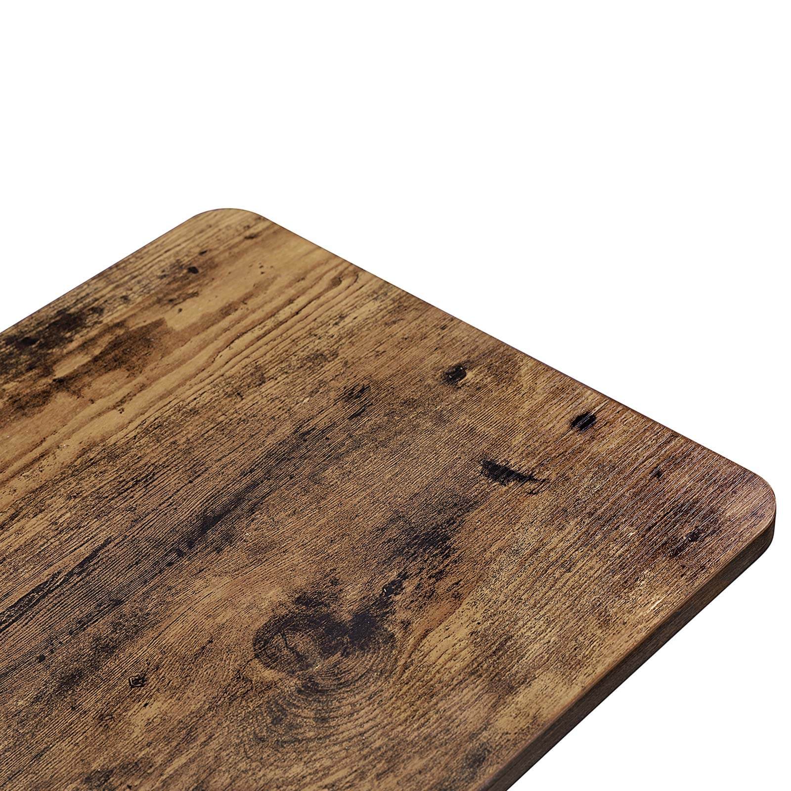 Bijzettafel – nachtkastje – op wielen – 50 x 35 x 60 cm – bruin