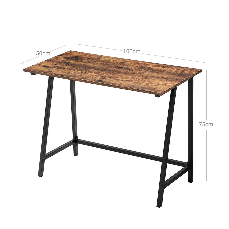 Bureau – 50 x 100 x 75 cm – Verstelbare poten – Industrieel design