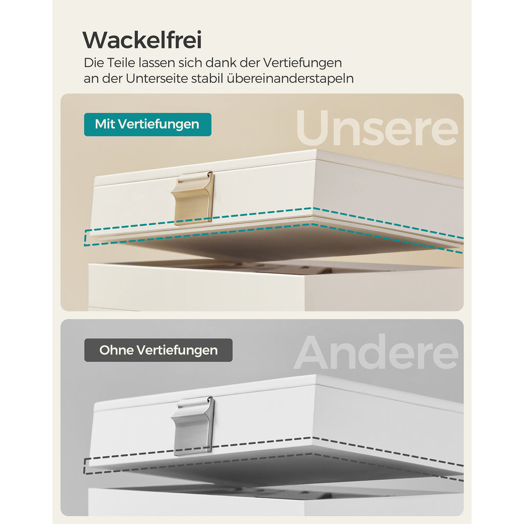 Stapelbare sieradendoos – 4 niveaus