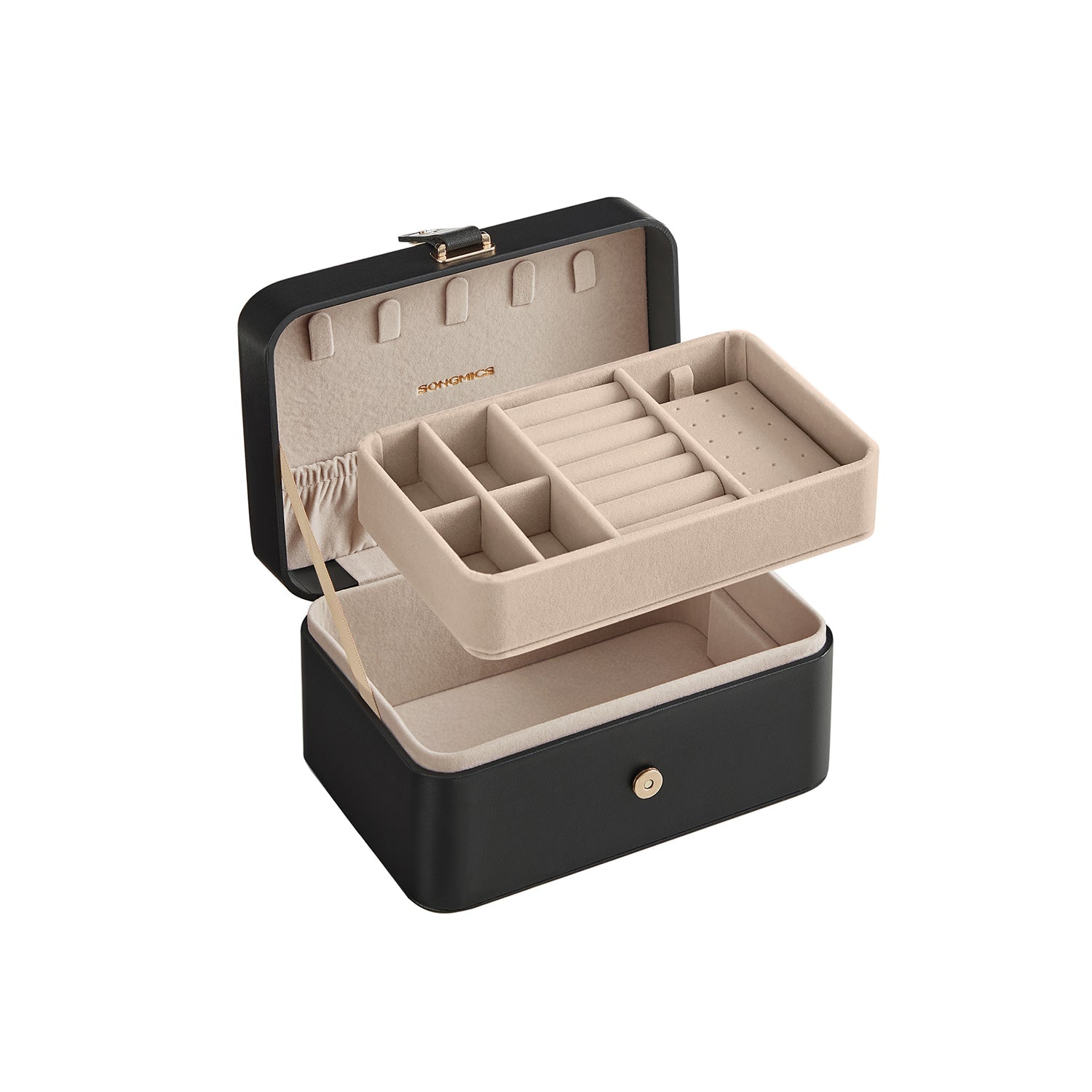 Sieradendoosje – voor grotere accessoires – cadeau-idee – wolkwit