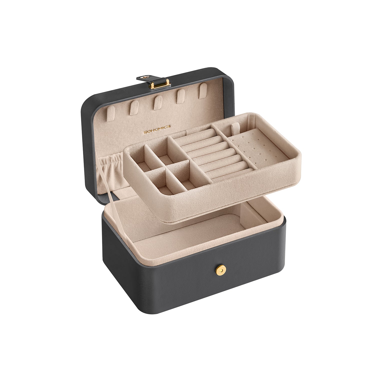 Sieradendoosje – voor grotere accessoires – cadeau-idee – wolkwit