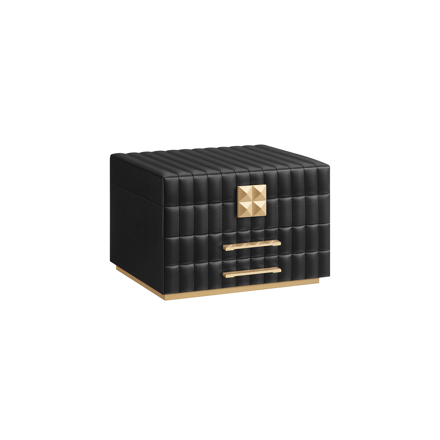 Songmics Home Anah Collectie - Sieradendoosje Met Spiegel 3 Niveaus Wolkwit