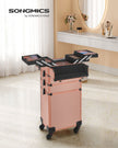 Cosmetische kofferwagen – 4-in-1 – champagne goud
