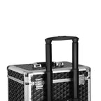 Make-up koffer - Professionele trolley - Kapperskoffer met 4 wielen - Zwart