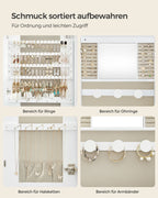 Wandkast – met spiegeloppervlak – wit