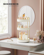 Make-up organizer – roterend – cadeau-idee – wolkwit