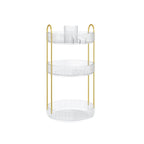 Make-up organizer – roterend – wolkwit