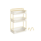 Rechthoekige make-up organizer – cadeau-idee – wolkwit