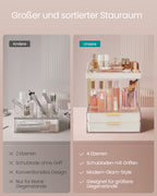 Make-Up Organizer 4 Niveaus 20 X 32 X 39,1 Cm, Wolkwit