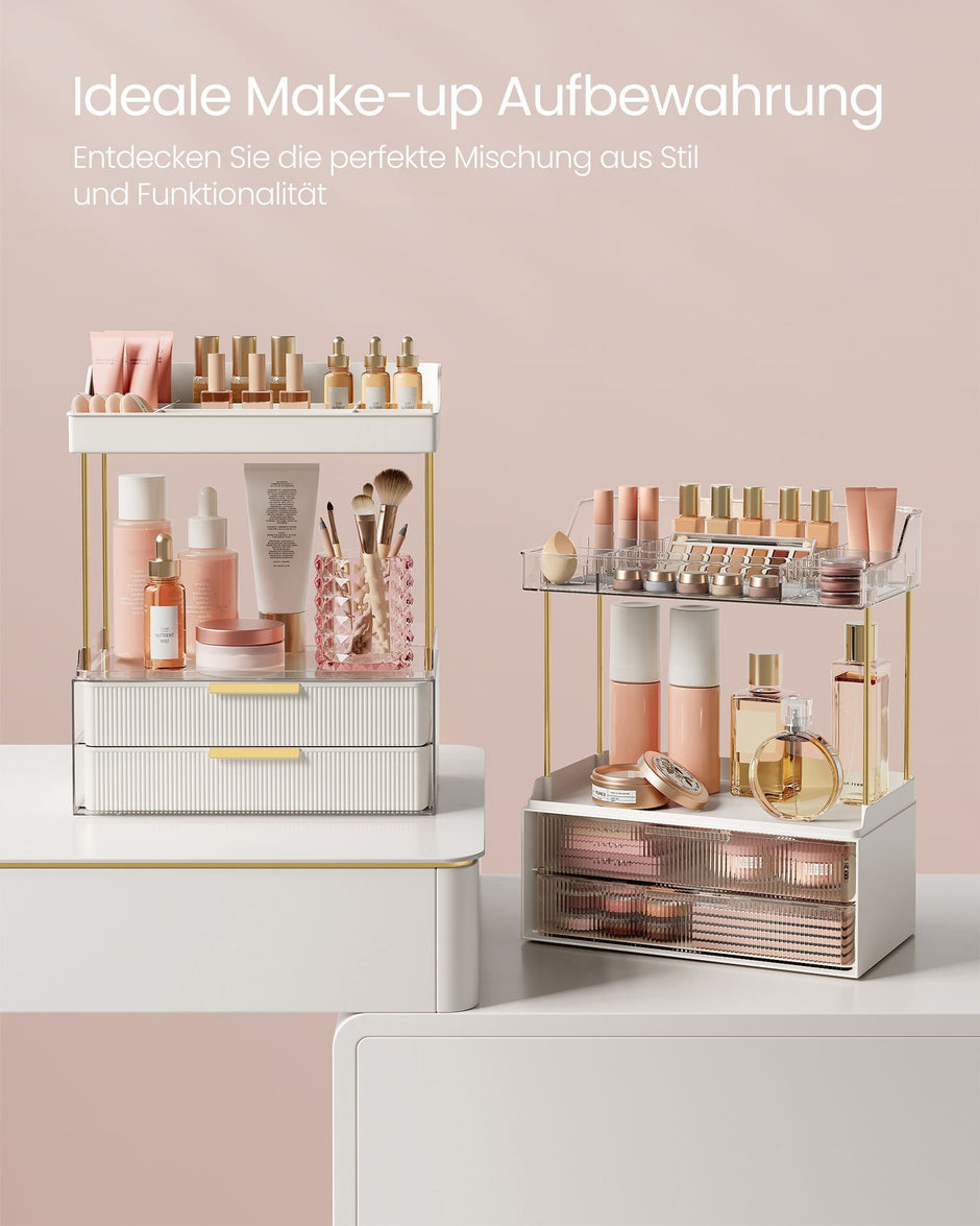 Make-Up Organizer – 4 Niveaus – Wolkwit