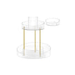 Draaibare Make-Up Organizer – Extra Bakje – Transparant