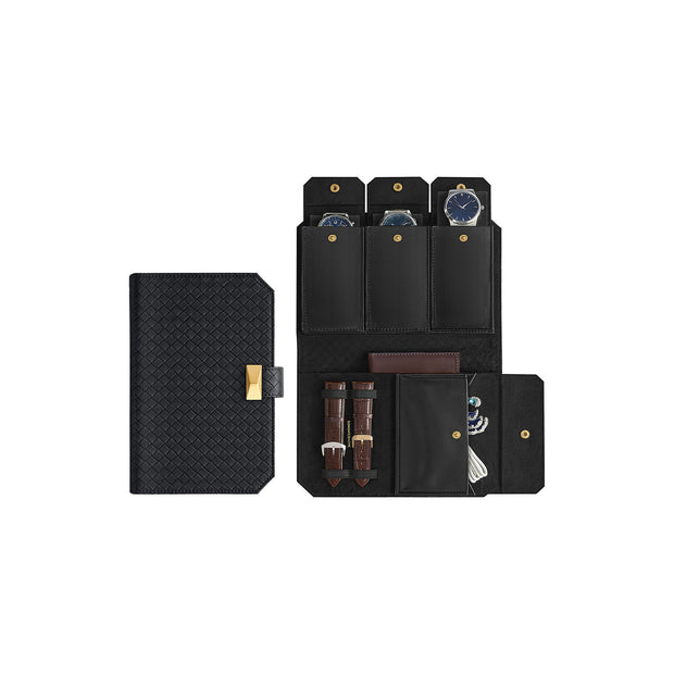 Horlogetas – voor onderweg – inktzwart