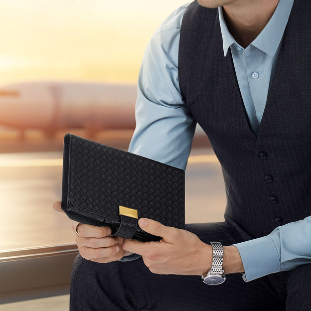 Horlogetas – voor onderweg – inktzwart