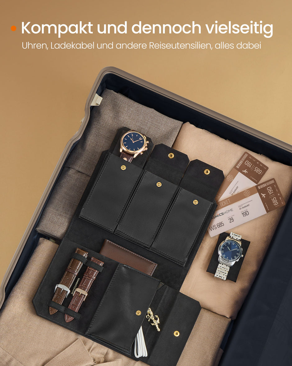 Horlogetas – voor onderweg – inktzwart