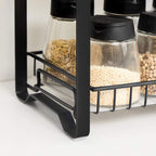 Kruidenrek – Compact en praktisch – Zwart