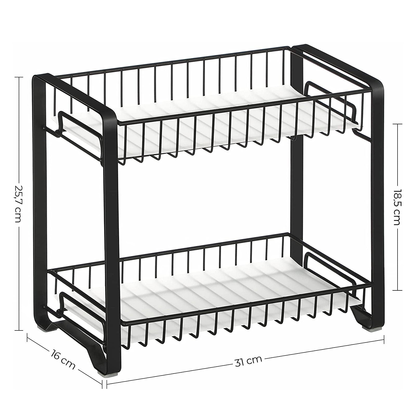 Kruidenrek – Compact en praktisch – Zwart