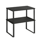 Kruidenrekken – Set van 2 – Metalen frame – Wit/Naturel