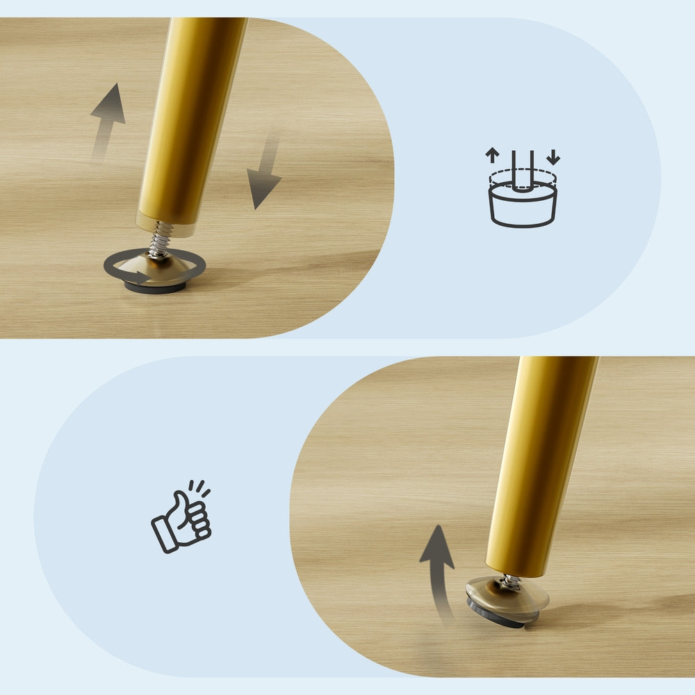 Eetkamerstoel - Bloemvormige Rugleuning - Fluweel - Stalen Poten - Crèmewit