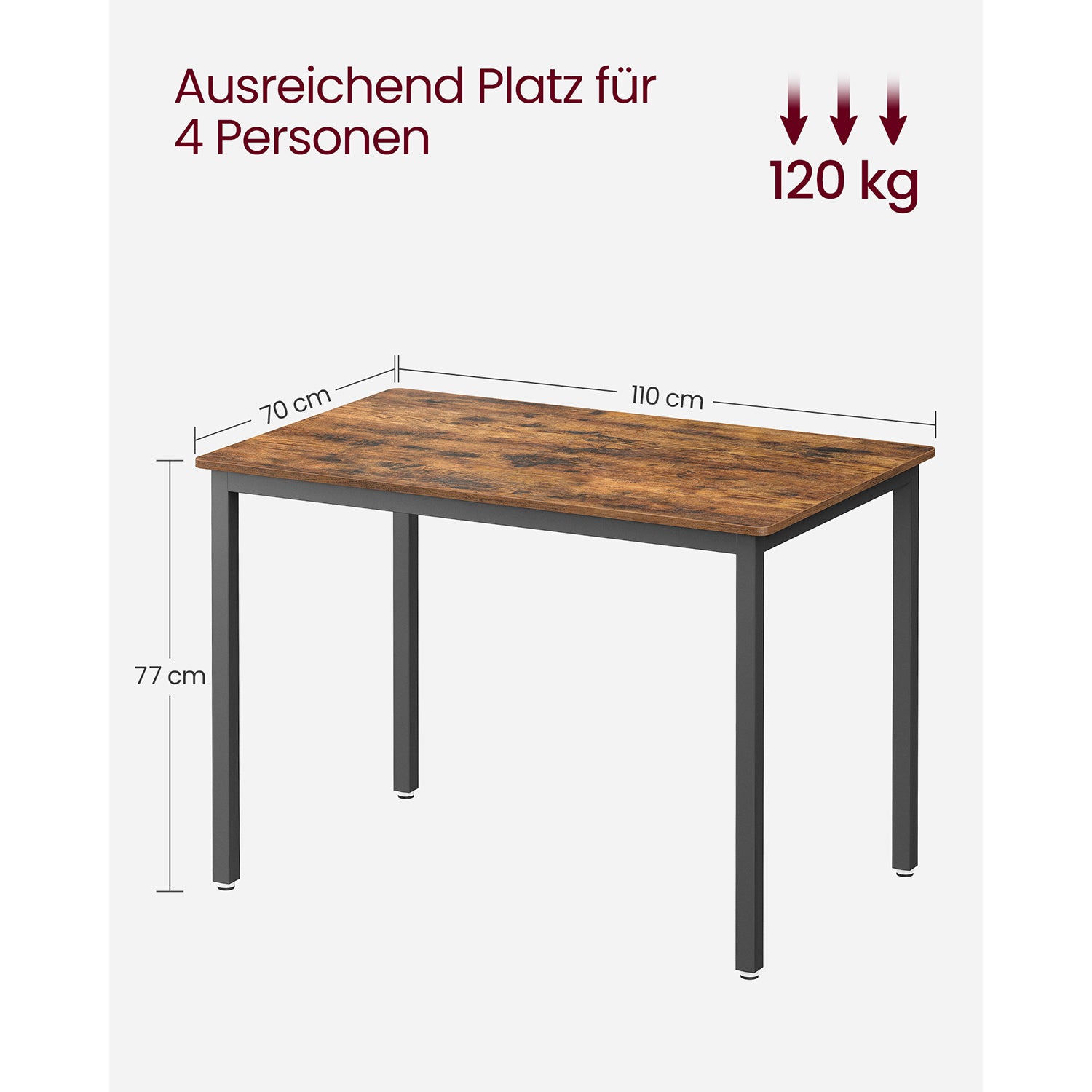 Eetkamertafel – voor 4 personen