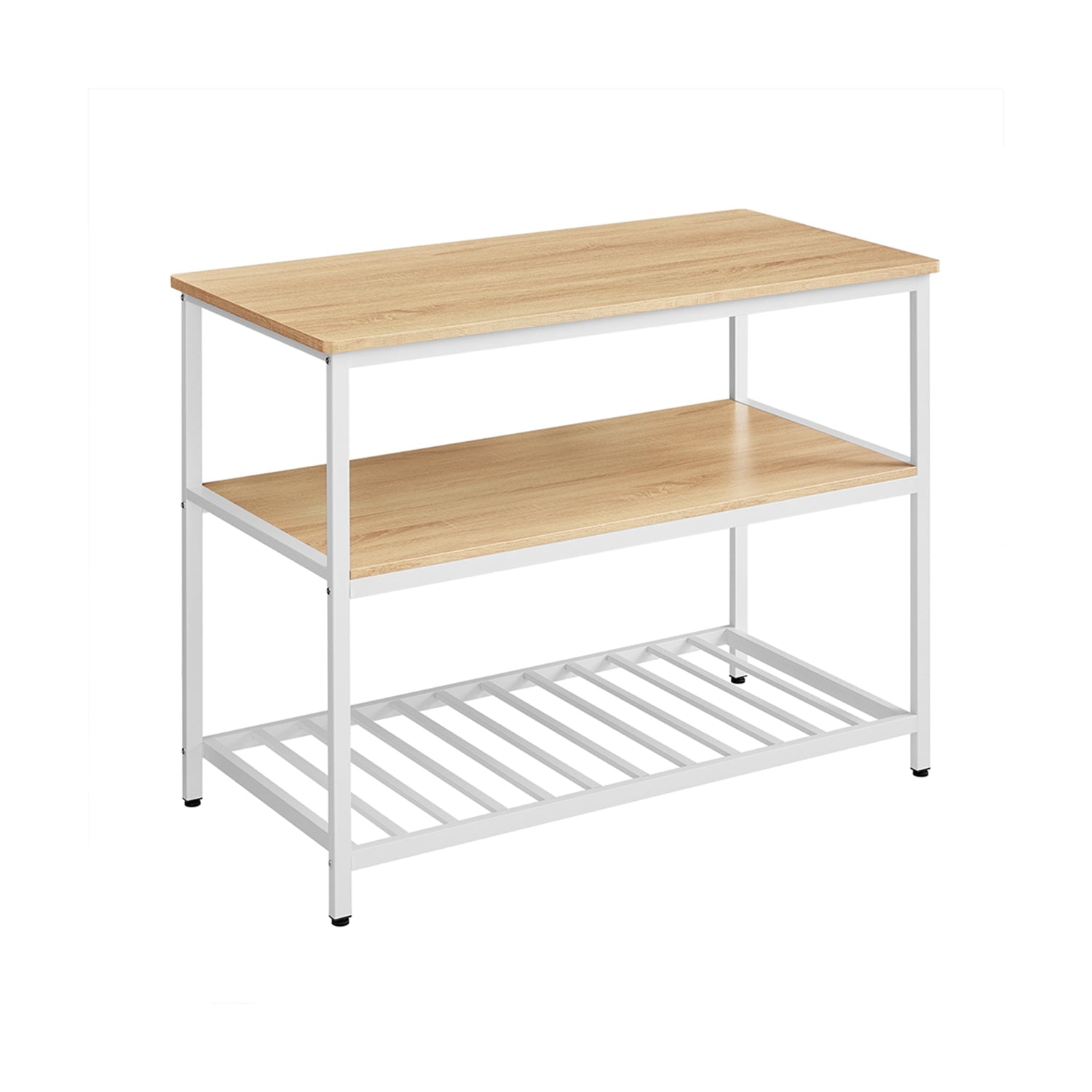 Keukenplank – 3 niveaus – 60 × 120 × 90 cm – industrieel design