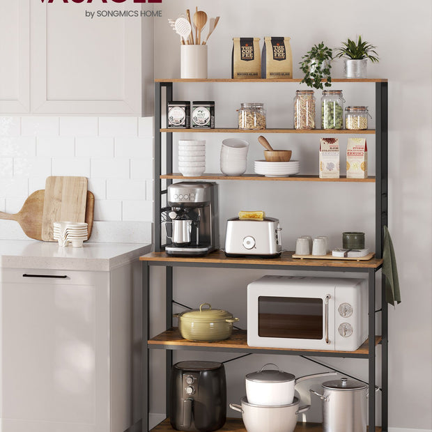 Keukenplank – industrieel design – vintage bruin en zwart