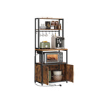 Keukenplank – Met Stopcontacten en Haken – Hout – Praktische Opbergruimte