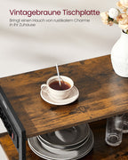 Keukenplank met Stopcontacten – Multifunctioneel – Vintagebruin & Inktzwart