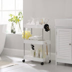 Keukentrolley – 3 Niveaus – Opbergwagen – Wit