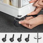 Keukentrolley – 3 Niveaus – Opbergwagen – Wit