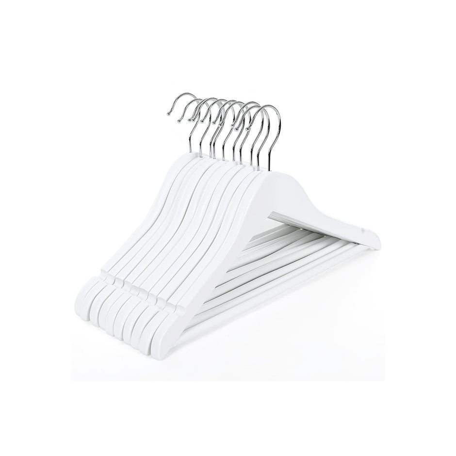 Kledinghangers – antislip – set van 20 – wit