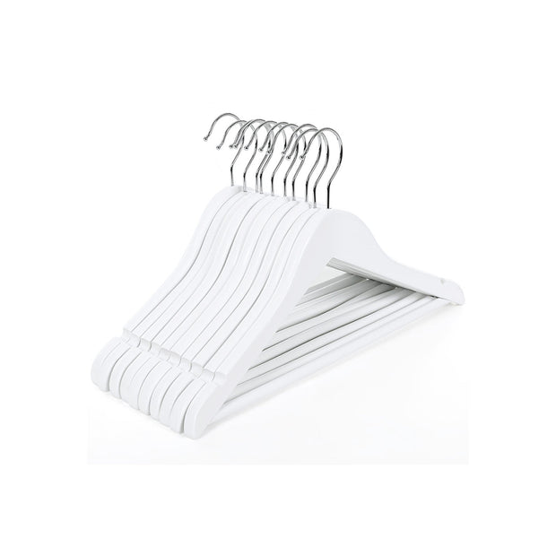 Kledinghangers – antislip – set van 20 – wit