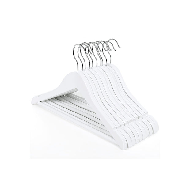 Kledinghangers – antislip – set van 20 – wit