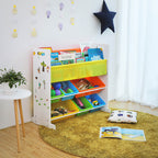 Kinderkast – voor speelgoed en boeken – kleurrijk