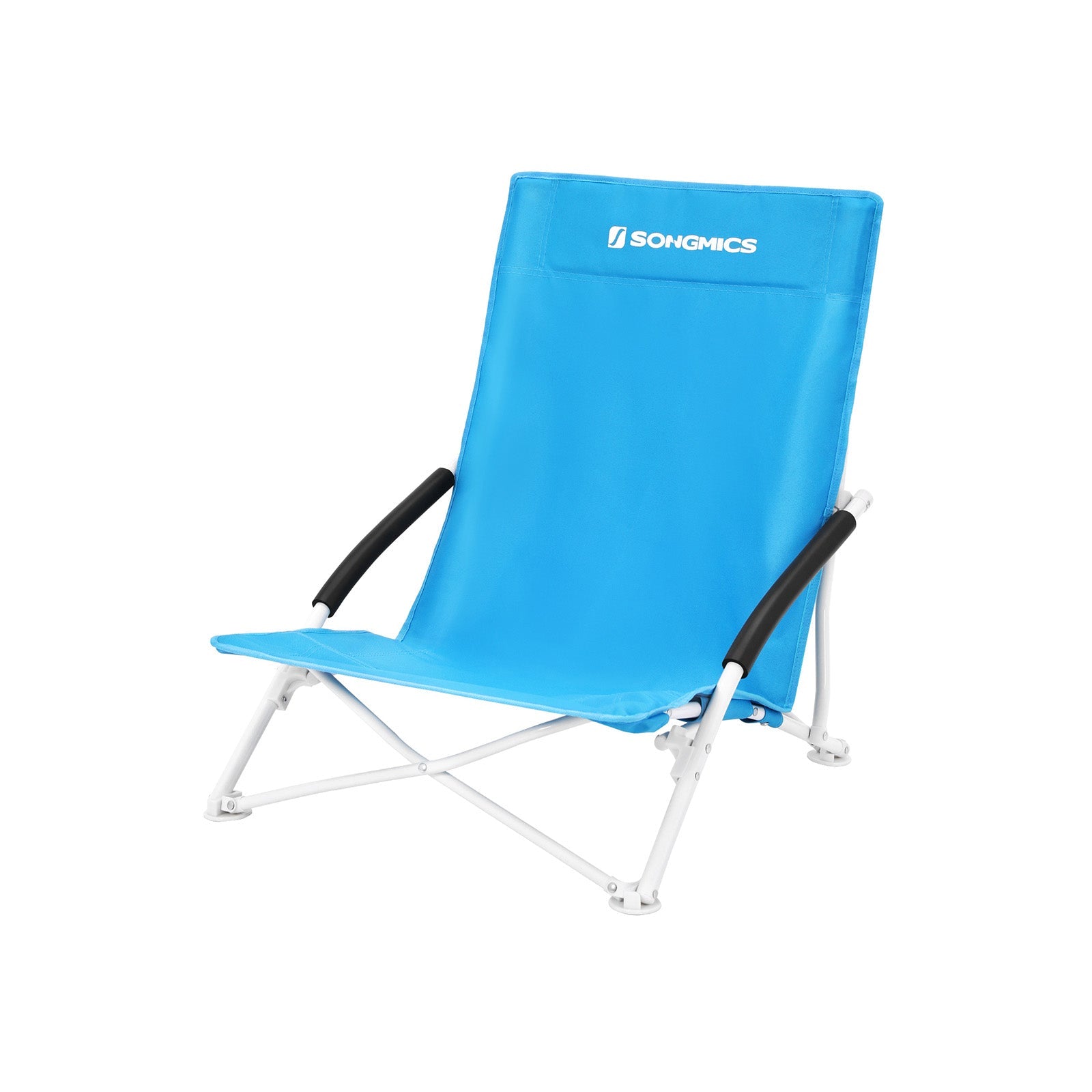 Strandstoel – hoge rugleuning – comfortabel – groen
