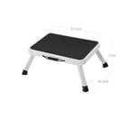 Opvouwbare trap - Met antislipmat - Tot 150 kg - Wit