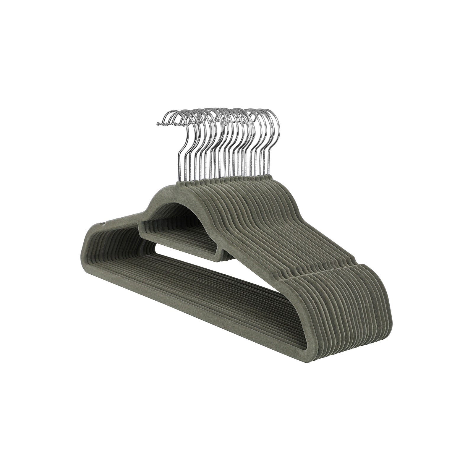 Kledinghangers – fluweel – antislip – set van 20