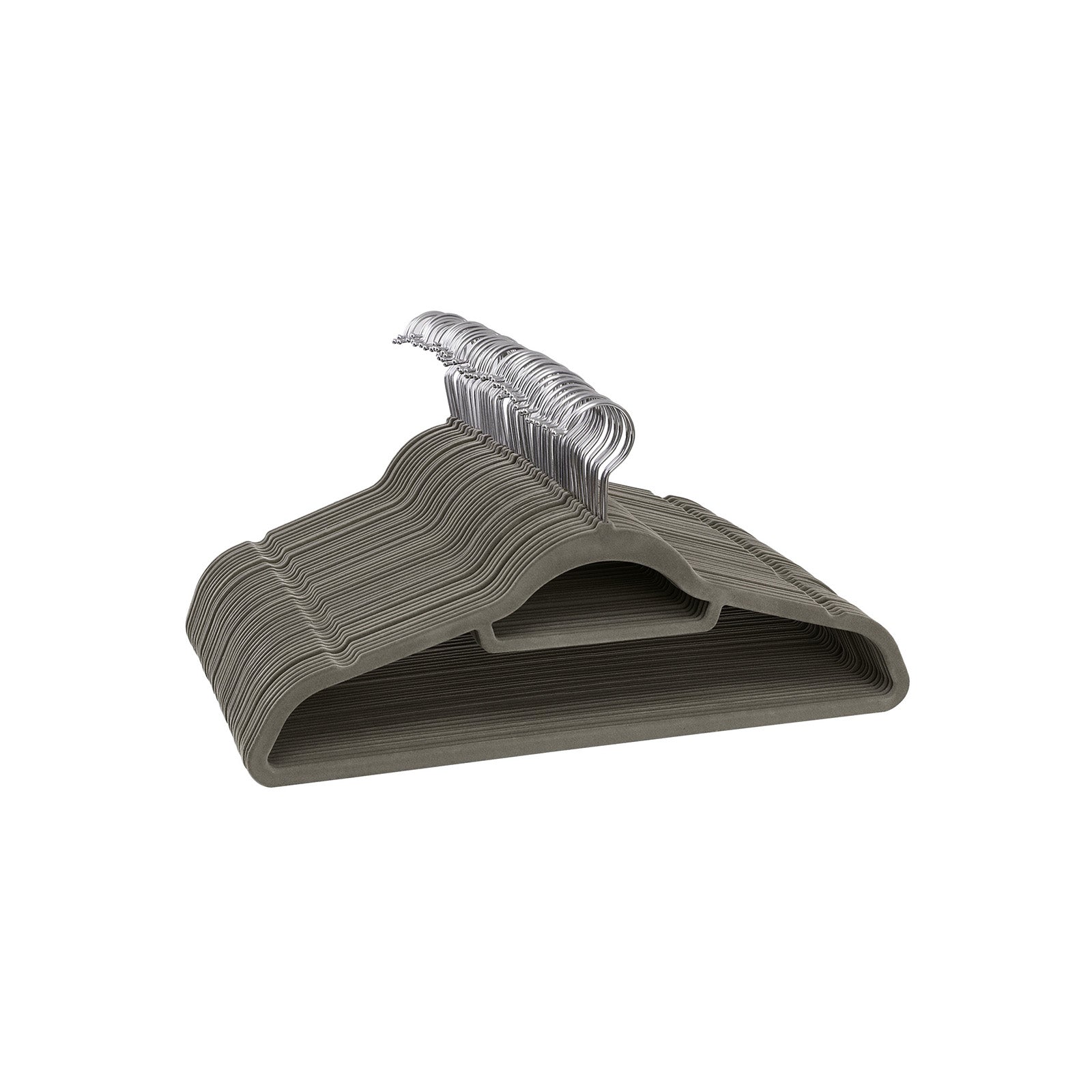 Kledinghangers – fluweel – antislip – set van 20