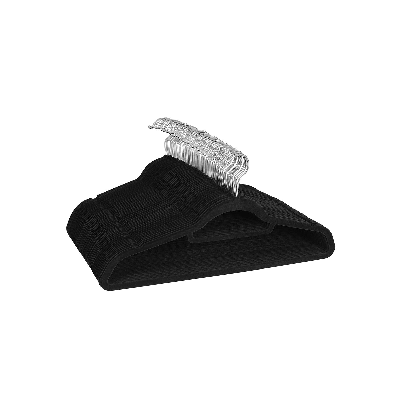 Kledinghangers – fluweel – antislip – set van 20