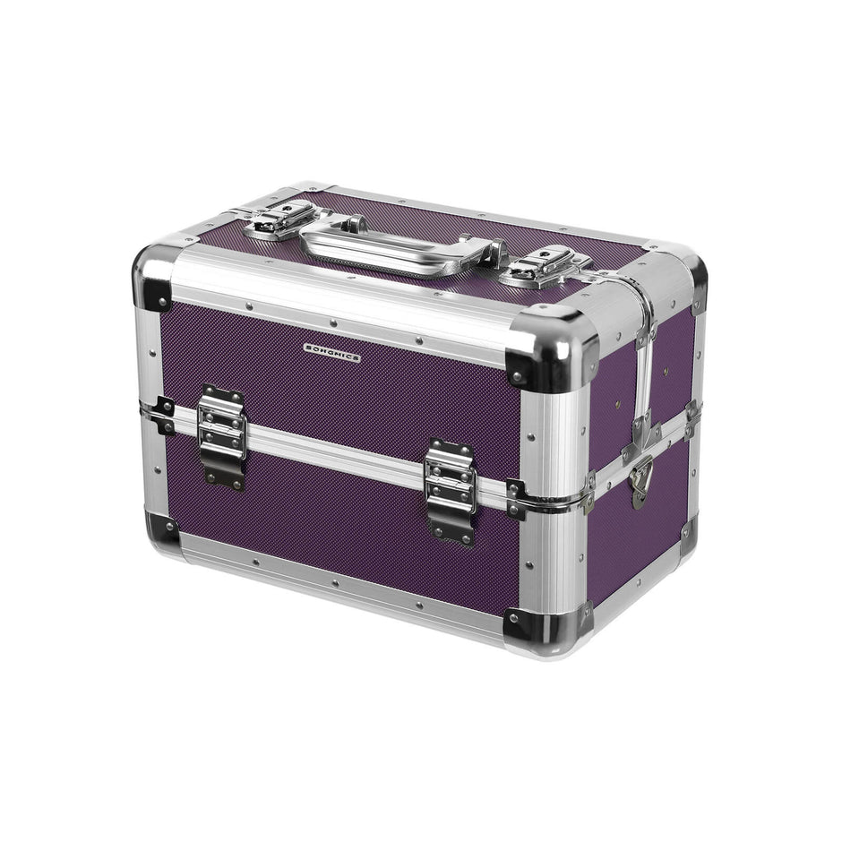 Make-up etui – compact en stijlvol – paars