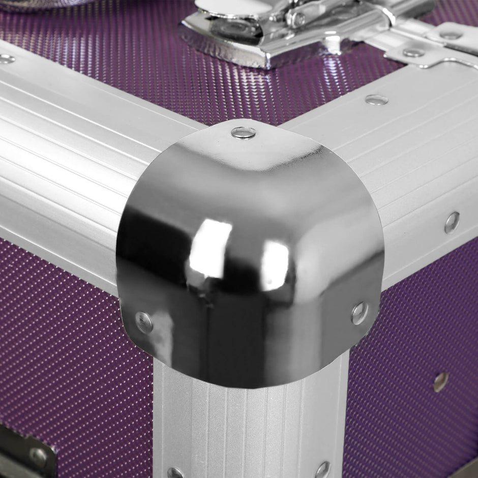 Make-up etui – compact en stijlvol – paars