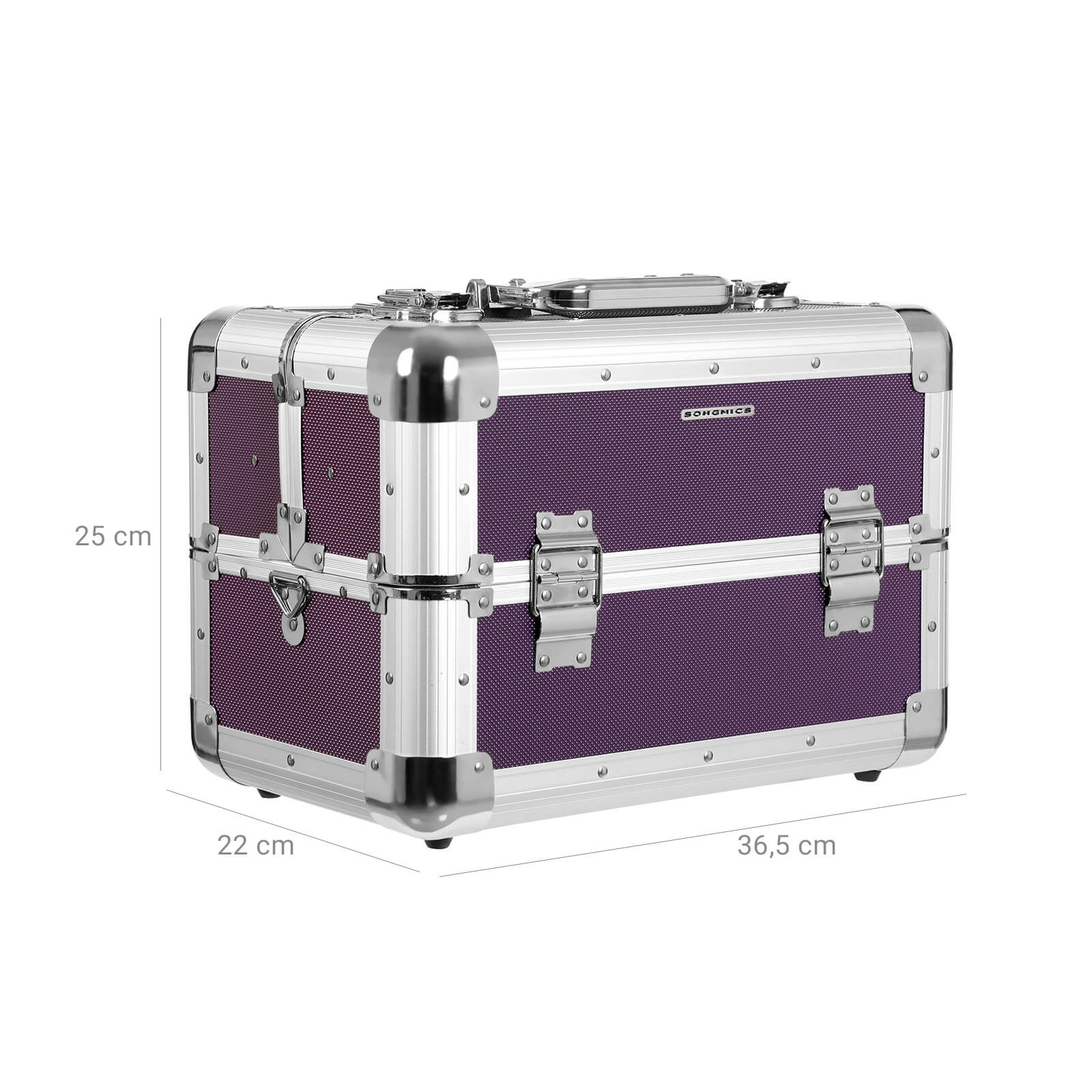 Make-up etui – compact en stijlvol – paars