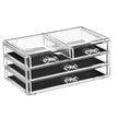 Cosmetische organizer – met 4 lades – wit