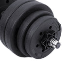 Halterset – verstelbare dumbbells – 20 kg / 30 kg – kunststof met stalen buis
