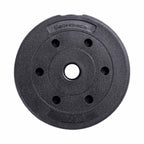 Halters - Dumbbell set - 2 x 15 kg - Totaal 30 kg - Zwart