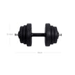 Dumbbell set – Verstelbaar gewicht – Zwart