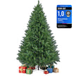 Kunstkerstboom – 220 cm – PVC – Metalen Standaard – Groen
