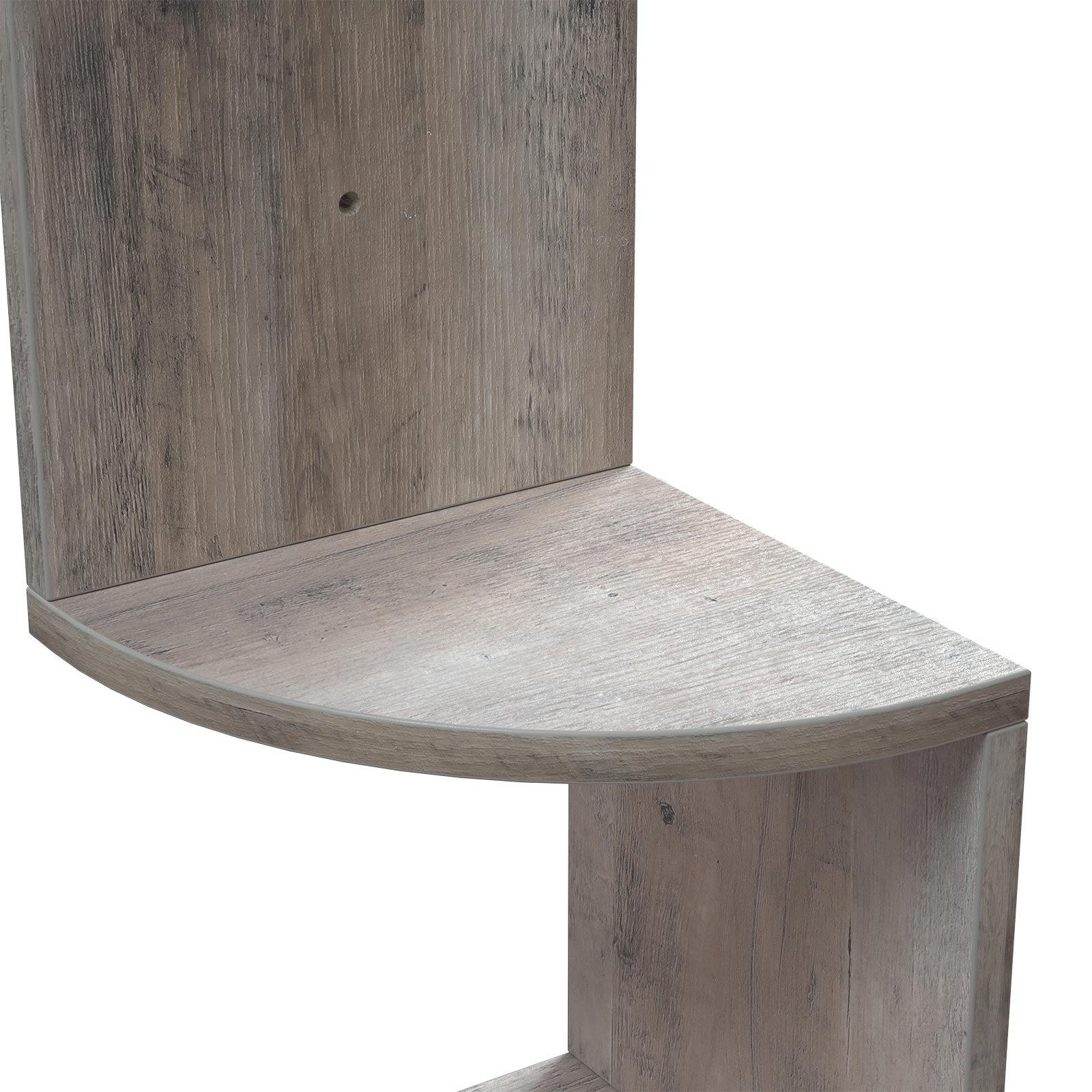 Hoekplank – 5 Niveaus – Stijlvol en Kindvriendelijk – Grijs