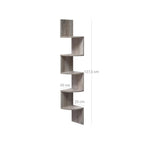 Hoekplank – 5 Niveaus – Stijlvol en Kindvriendelijk – Grijs