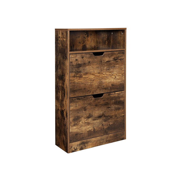 Schoenenkast – Ruimte voor 12 paar – Verstelbare plank – Open vak